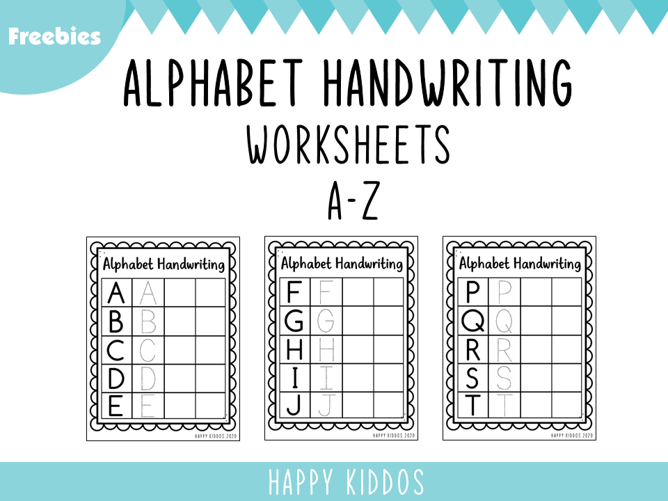 Mash > School / Scoil > FREE Alphabet Handwriting Worksheets